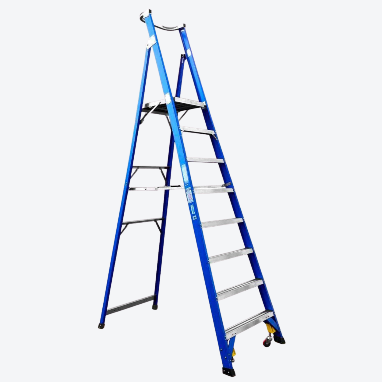 Fibreglass Platform Ladder 2.4m
