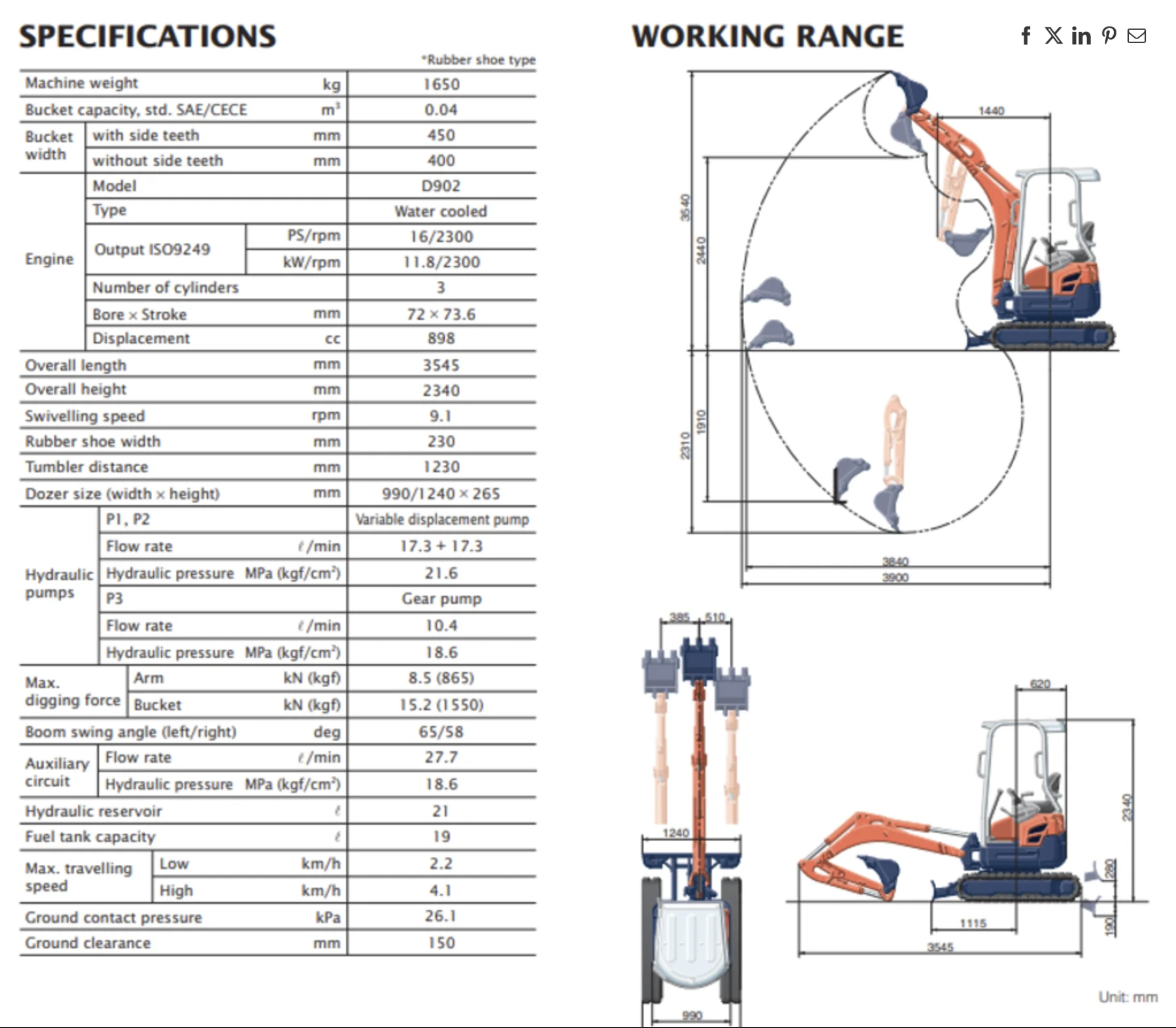 1.7T Excavator Trailer Package photo 3