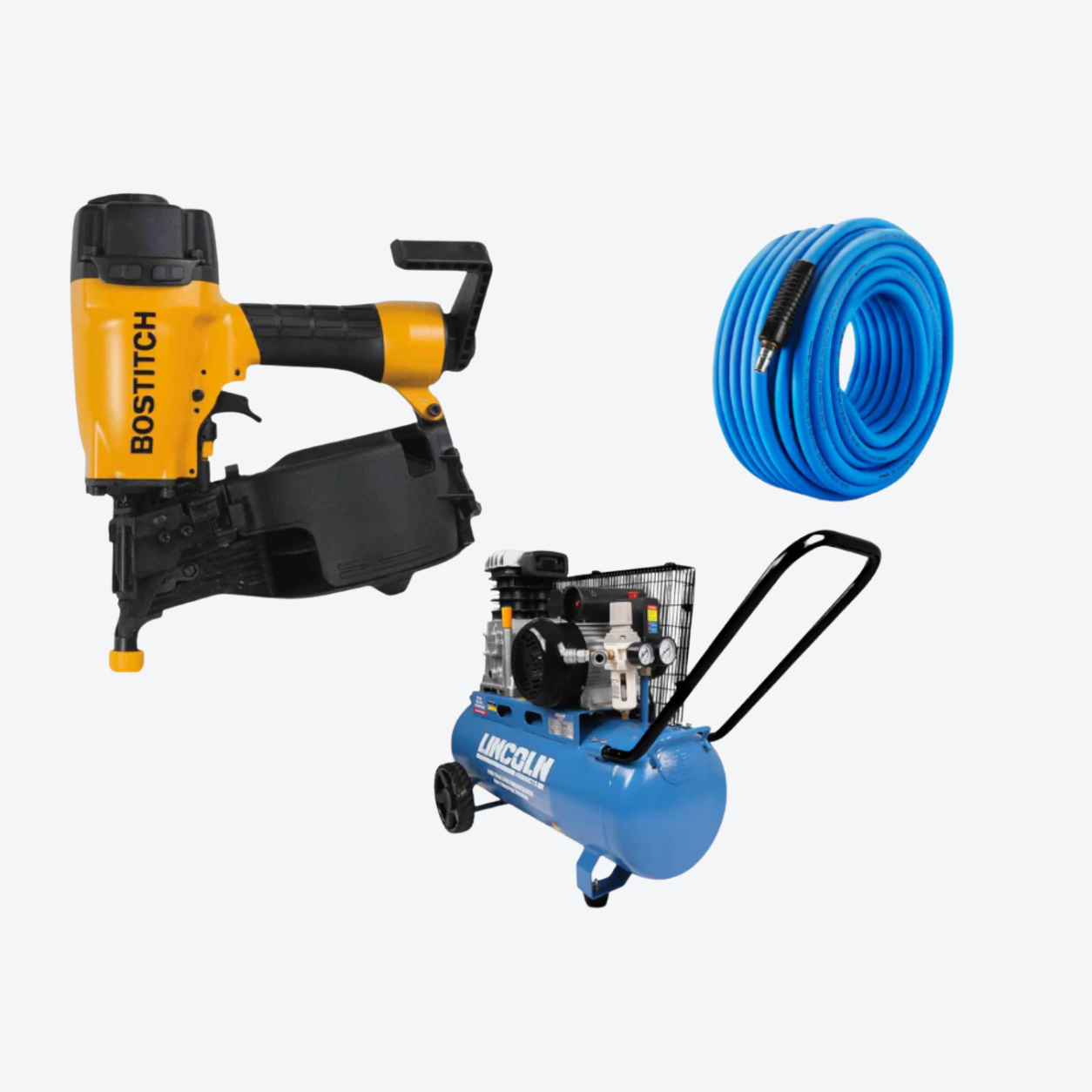 Coil Gun w/ 30m Hose & Air Compressor Package