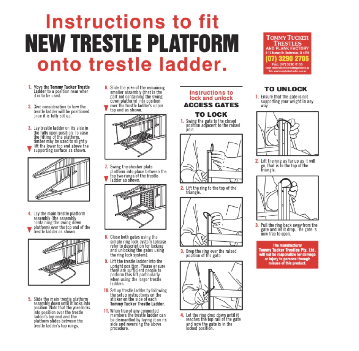 Industrial Platform Ladder 3.6m - 4.5m photo 2